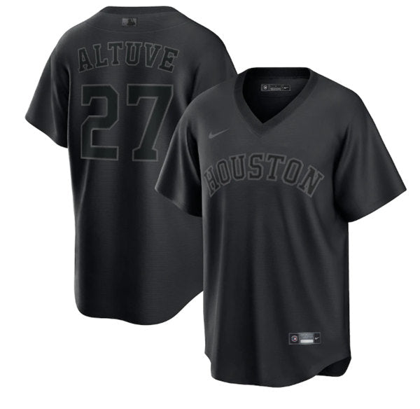 Jose Altuve Houston Astros black Fashion jersey