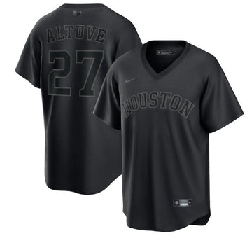 Jose Altuve Houston Astros black Fashion jersey