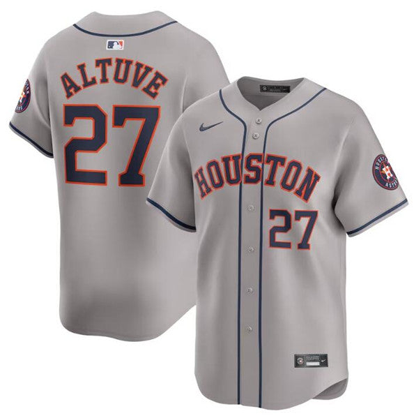 Jose Altuve Houston Astros gray Away jersey