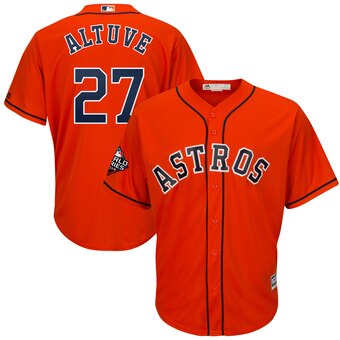 Jose Altuve Majestic Houston Astros orange jersey