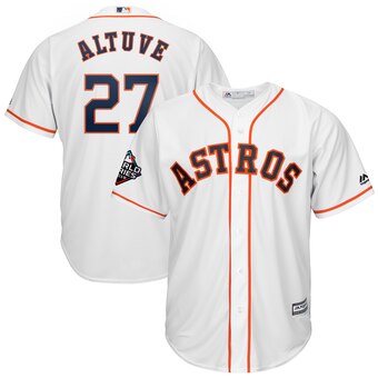 Jose Altuve Majestic Houston Astros white jersey