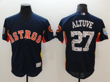 Jose Altuve Houston Astros navy jersey