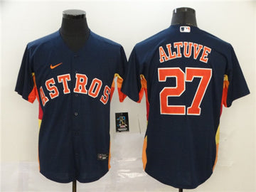 Jose Altuve Houston Astros navy jersey