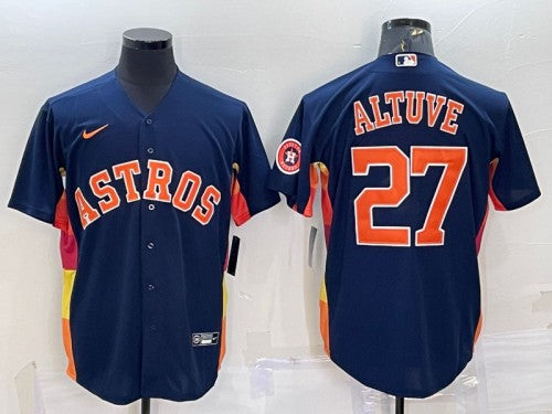 Jose Altuve Houston Astros navy jersey
