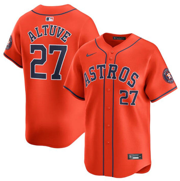 Jose Altuve Houston Astros orange Alternate jersey
