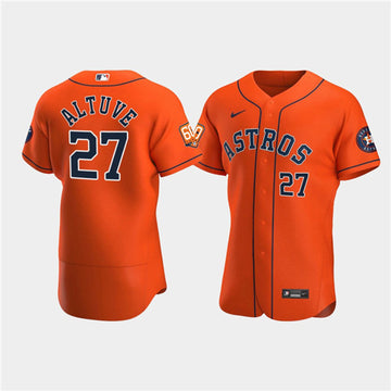 Jose Altuve Houston Astros orange jersey