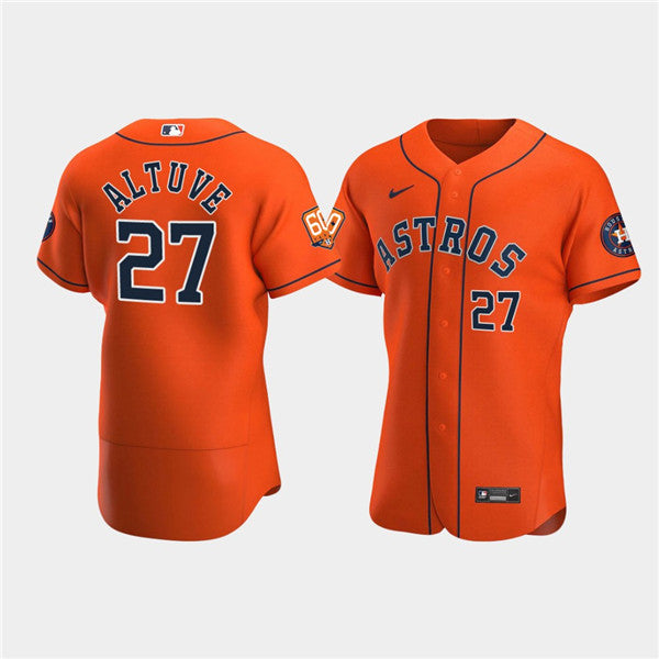 Jose Altuve Houston Astros orange jersey