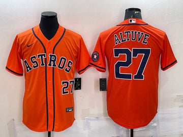 Jose Altuve Houston Astros orange jersey