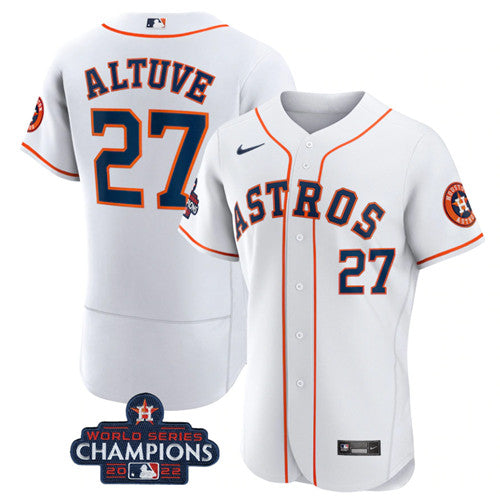 Jose Altuve Houston Astros white jersey