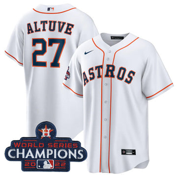 Jose Altuve Houston Astros white Home jersey