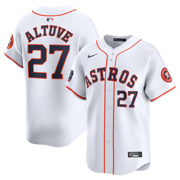 Jose Altuve Houston Astros white Home jersey
