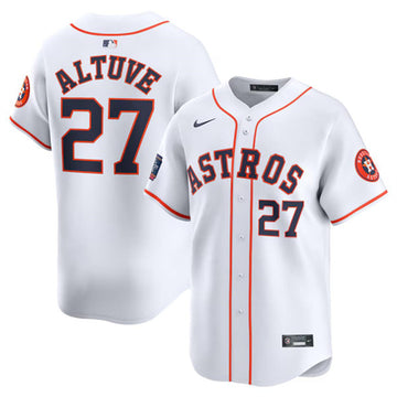 Jose Altuve Houston Astros white Home jersey
