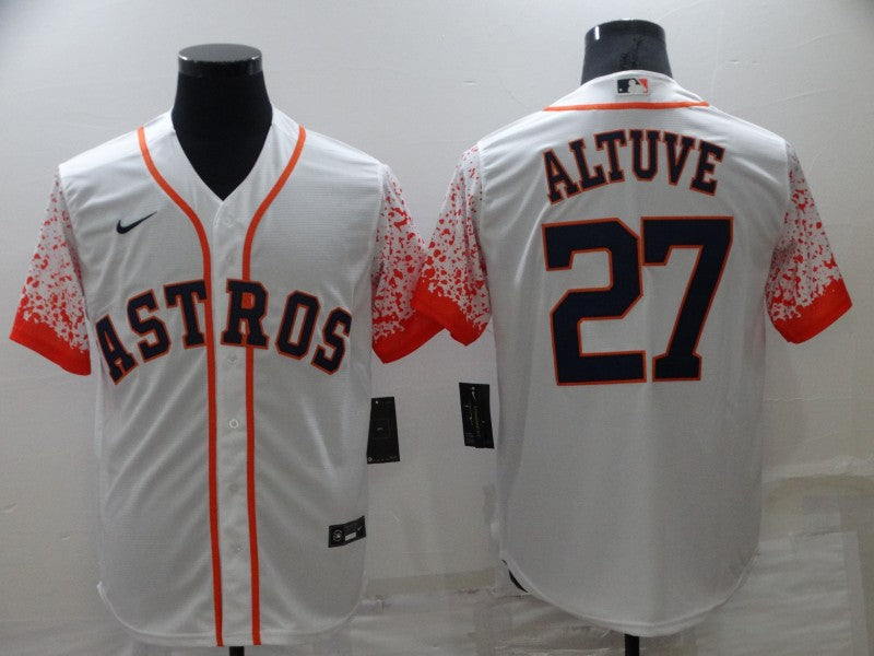 Jose Altuve Houston Astros white City Connect jersey