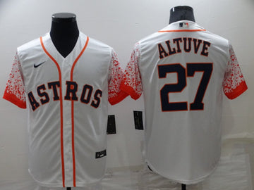 Jose Altuve Houston Astros white City Connect jersey