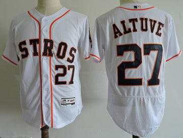 Jose Altuve Houston Astros white Elite jersey