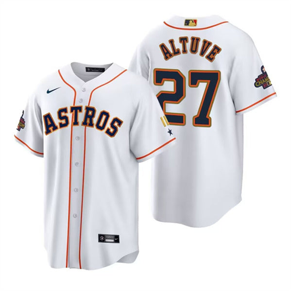 Jose Altuve Houston Astros white jersey