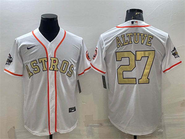 Jose Altuve Houston Astros white jersey