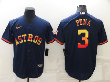 Jeremy Pena Houston Astros navy jersey