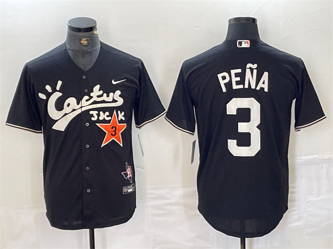 Jeremy Pena Houston Astros black jersey