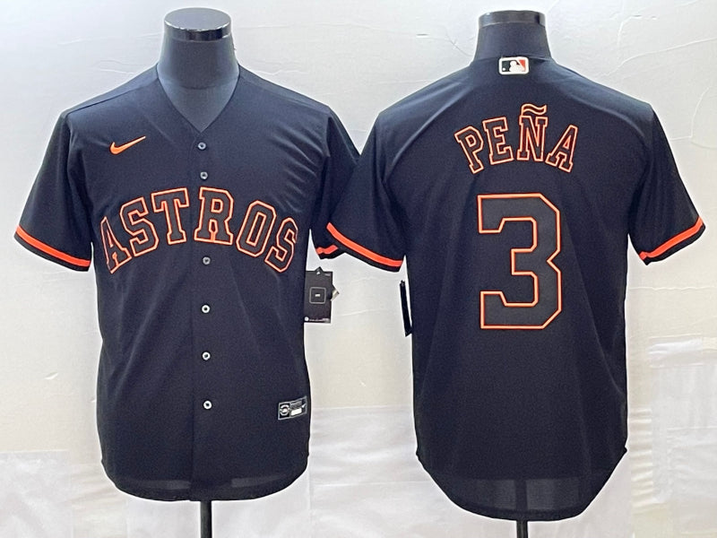 Jeremy Pena Houston Astros black jersey