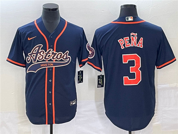 Jeremy Pena Houston Astros navy jersey