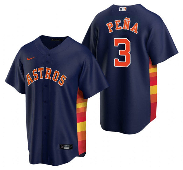 Jeremy Pena Houston Astros navy jersey