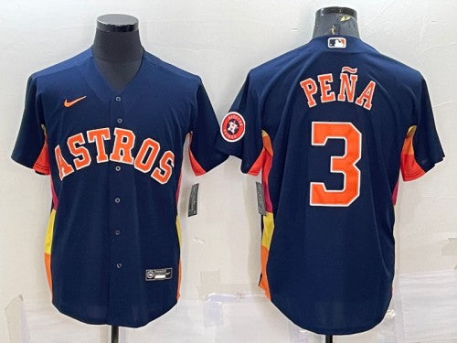 Jeremy Pena Houston Astros navy jersey