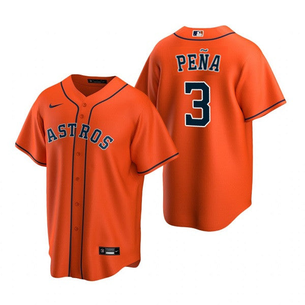 Jeremy Pena Houston Astros orange jersey