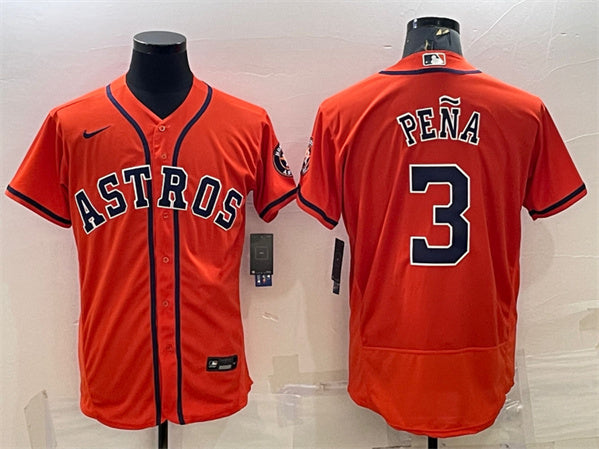 Jeremy Pena Houston Astros orange jersey