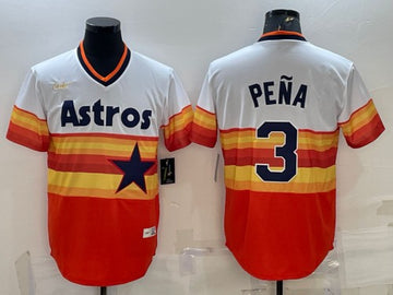 Jeremy Pena Houston Astros orange jersey