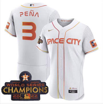 Jeremy Pena Houston Astros white jersey