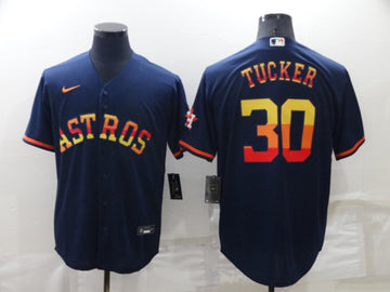 Kyle Tucker Houston Astros navy jersey