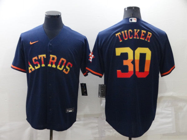 Kyle Tucker Houston Astros navy jersey