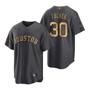 Kyle Tucker Houston Astros charcoal All-Star jersey