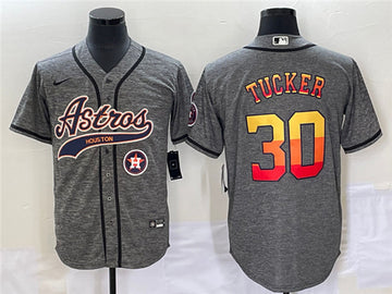 Kyle Tucker Houston Astros gray jersey