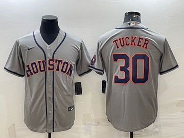 Kyle Tucker Houston Astros gray jersey