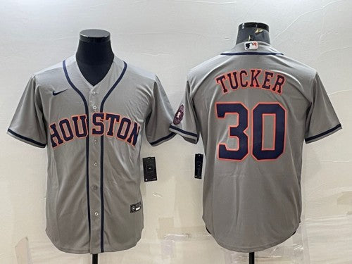 Kyle Tucker Houston Astros gray jersey