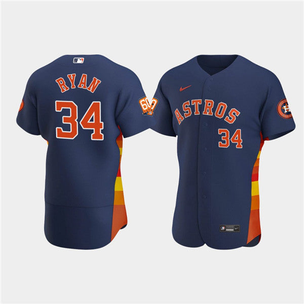 Nolan Ryan Houston Astros navy jersey