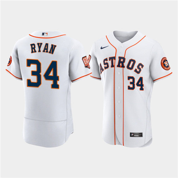 Nolan Ryan Houston Astros white jersey