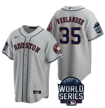 Justin Verlander Houston Astros gray jersey