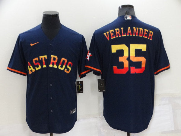 Justin Verlander Houston Astros navy jersey