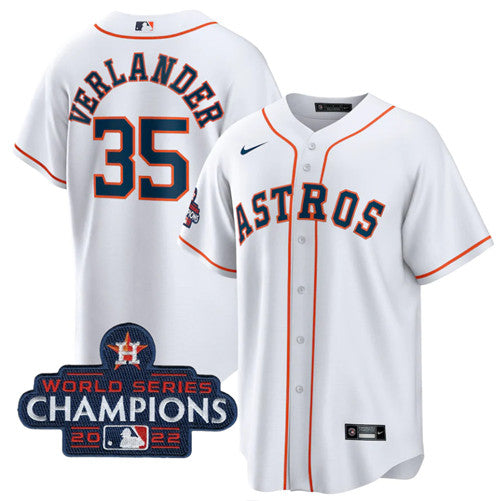 Justin Verlander Houston Astros white Home jersey