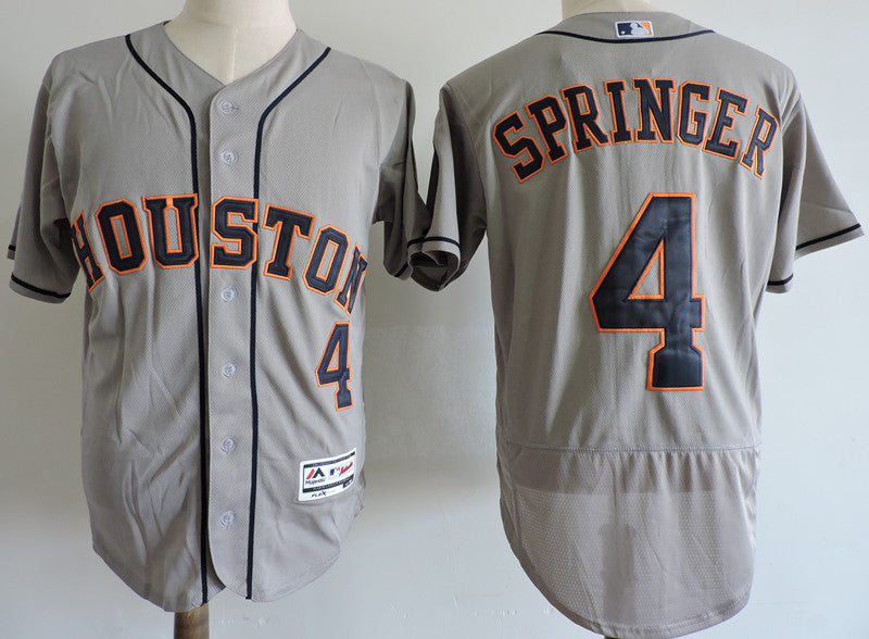 George Springer Houston Astros gray Elite jersey