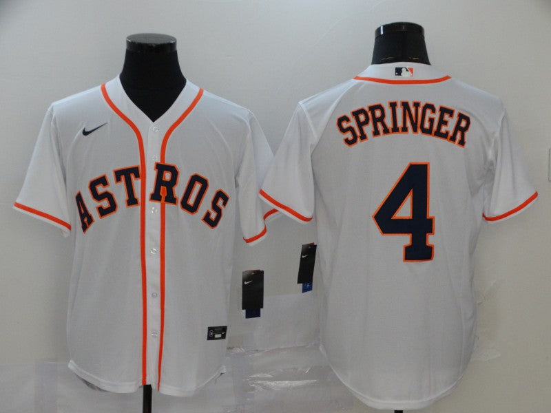 George Springer Houston Astros white jersey