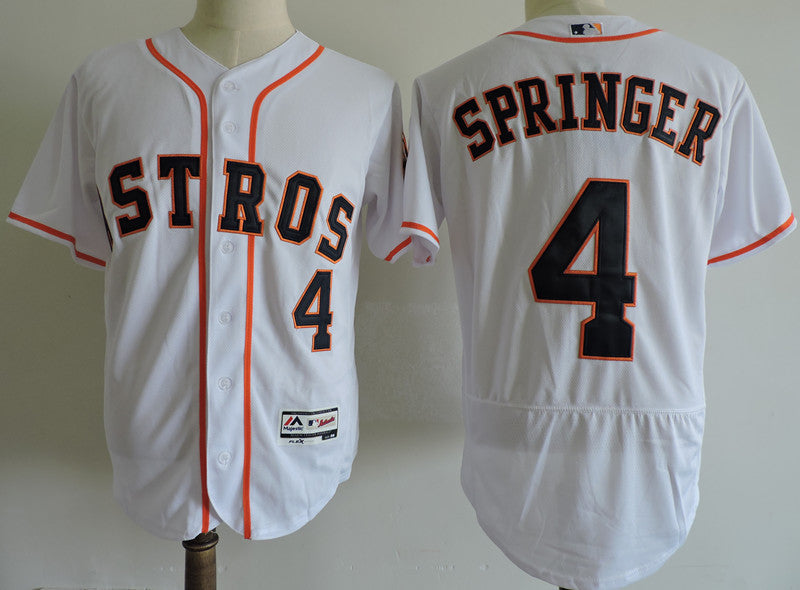 George Springer Houston Astros white Elite jersey