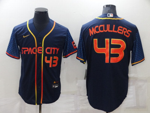 Lance McCullers Houston Astros navy City Connect jersey