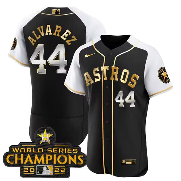 Yordan Alvarez Houston Astros black Alternate jersey
