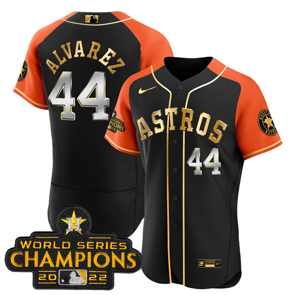Yordan Alvarez Houston Astros black Alternate jersey