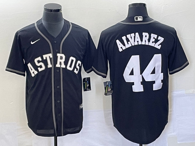 Yordan Alvarez Houston Astros black jersey