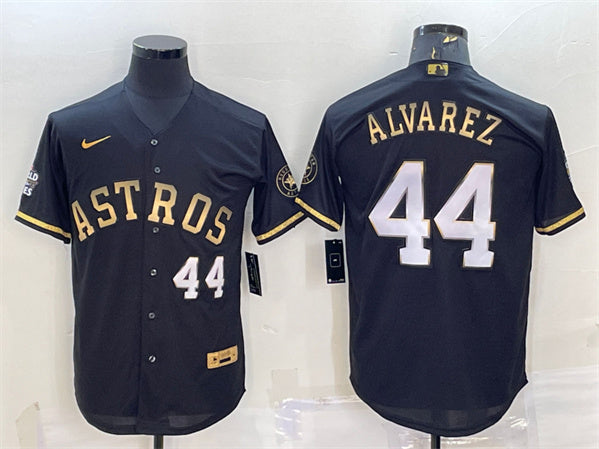 Yordan Alvarez Houston Astros black jersey